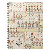 Mughal Floral Paisley: Etnische digitale elegantie Notitieboek (Voorkant)