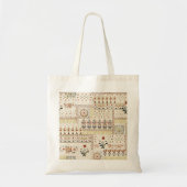 Mughal Floral Paisley: Etnische digitale elegantie Tote Bag (Voorkant)