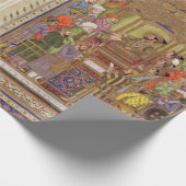 Mughal India Islam Islamitische Muslim Boho Art Cadeaupapier (Hoek)