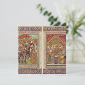 Mughal India Islam Islamitische Muslim Boho Art Kaart (Staand voorkant)