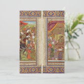 Mughal India Islam Islamitische Muslim Boho Art Kaart (Staand voorkant)