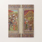 Mughal India Islam Islamitische Muslim Boho Art Legpuzzel (Verticaal)