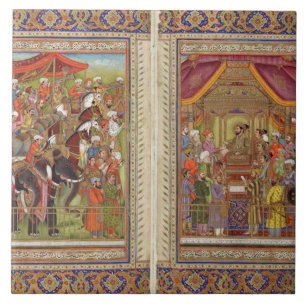 Mughal India Islam Islamitische Muslim Boho Art Tegeltje