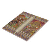 Mughal India Islam Islamitische Muslim Boho Art Tegeltje (Zijkant)