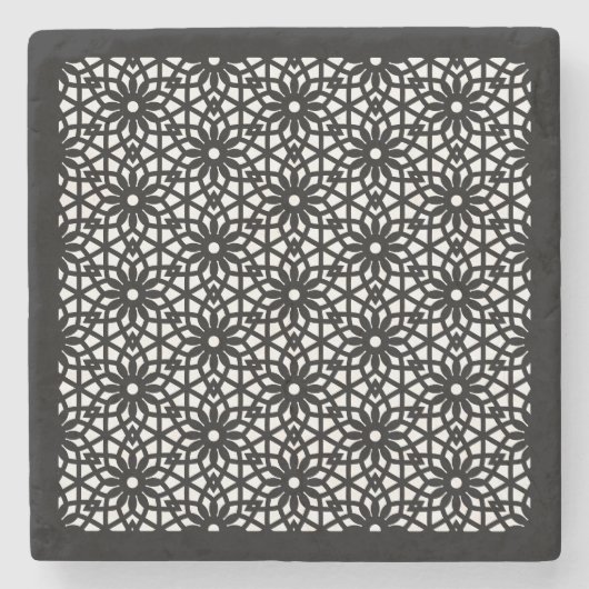 Mughal Jali Lattice Onderzetter (Voorkant)
