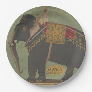 Mughal Olifant Papier Bord