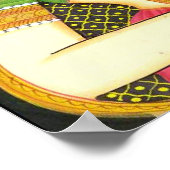 mughale kunst , indiaans meisje poster (Hoek)