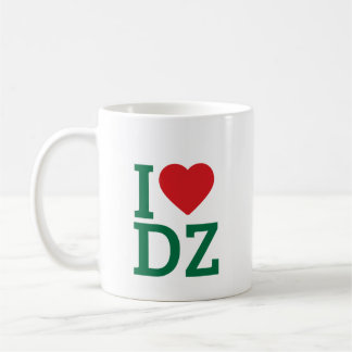 MugI ❤️ DZ Mug – Algeria Love Coffee Cup | Proud A Koffiemok