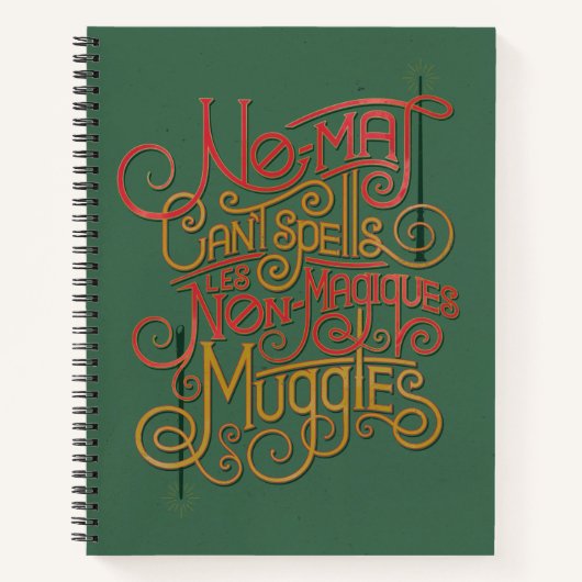 MUGLE™ gelokaliseerde vertalingen Grafisch Notitieboek (Voorkant)