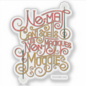 MUGLE™ gelokaliseerde vertalingen Grafisch Sticker (Voorkant)
