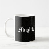 Muglife Funny Humor Thug Life Parodie  Zwart Koffiemok (Links)