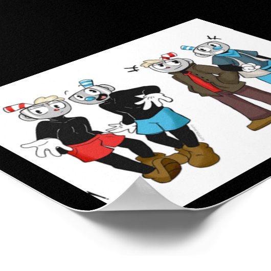 MugMan een Poster van de CupHead! (Hoek)