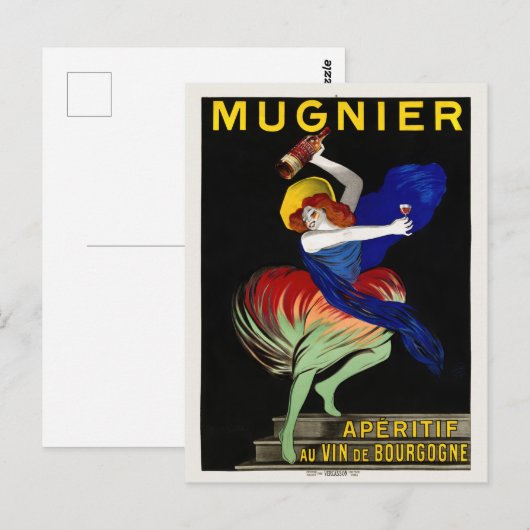 Mugnier Apéritif Leonetto Cappiello 1912  P Briefkaart (Voorkant / Achterkant)