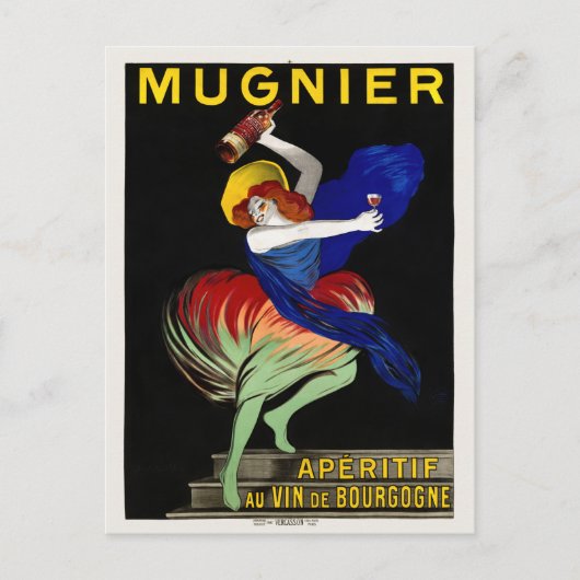 Mugnier Apéritif Leonetto Cappiello 1912 P Briefkaart (Voorkant)