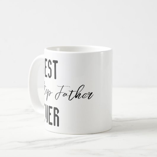 Mugs Best Step Father Ever Koffiemok (Voorkant links)