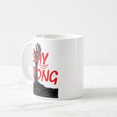  Mugs & Cups : Stay Strong Motivational Quote  Koffiemok (Voorkant links)
