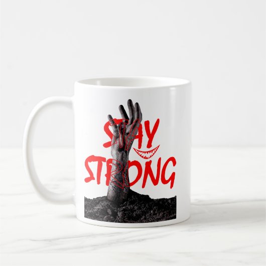  Mugs & Cups : Stay Strong Motivational Quote  Koffiemok (Links)