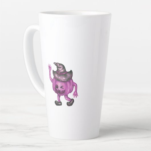 Mugs & Cups - Witch Hat Pumpkin Latte Mok (Linkerhoek)