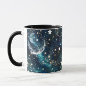 Mugs – Icy Blue Celestial Moon Phase Luxury Coffee Mok (Links)