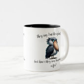 Mugs So Funny, They Should Come With a Warning Lab Tweekleurige Koffiemok (Voorkant rechts)