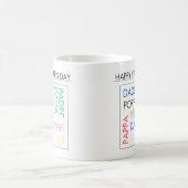 Mugs with design for Father's Day Koffiemok (Center)