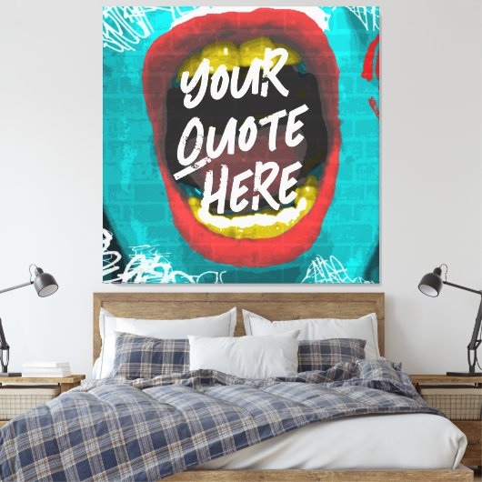 Mugshot Canvas Afdruk (Insitu (Slaapkamer))