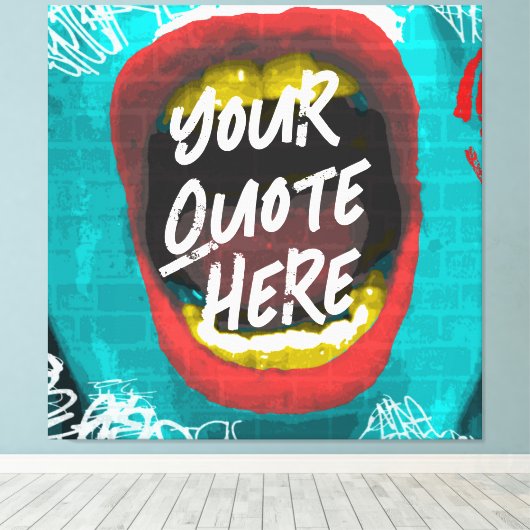 Mugshot Canvas Afdruk (Insitu (Houten vloer))