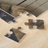 Mugshot Cat Kerstmis Legpuzzel (Zijkant)