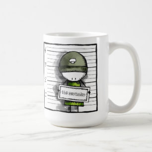 Mugshot: de krabbelaar koffiemok