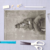  Mugshot-document uit de jaren 20 van de vorige ee Tissuepapier (Craft)