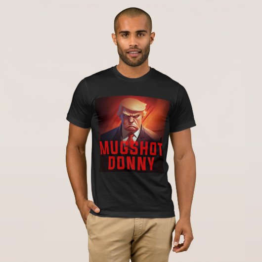 Mugshot Donny T-shirt (Voorkant volledig)