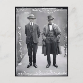 Mugshot foto van de  Gangster Criminele Politie Briefkaart