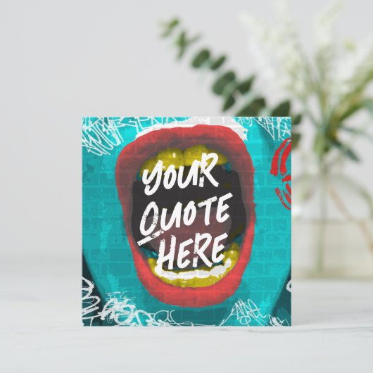 Mugshot Kaart (Staand voorkant)