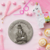  mugshot mafia gangster grappig papieren bordje (Feest)