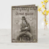 mugshot mafia man houdt van grappig romantisch kaart (Gele Bloem)