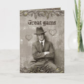  mugshot mafia man houdt van grappig romantisch kaart (Voorkant)