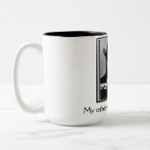 mugshot-mok tweekleurige koffiemok (Links)