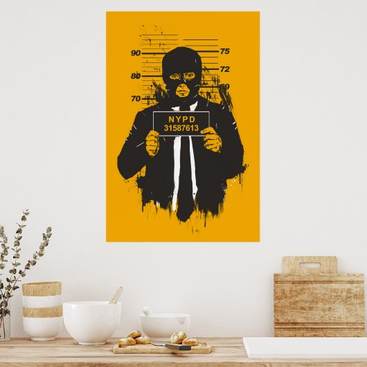 mugshot poster (Keuken)