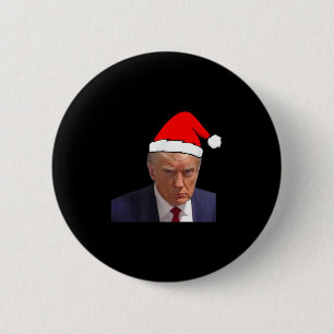 Mugshot Trump-foto - Gevangenis Mug Shot Grappige  Ronde Button 5,7 Cm