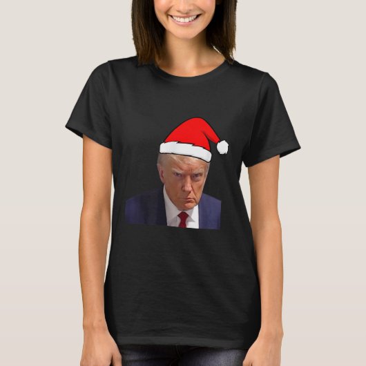 Mugshot Trump Picture - Prison Mug Shot Funny Chri T-shirt (Voorkant)