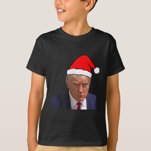 Mugshot Trump Picture - Prison Mug Shot Funny Chri T-shirt (Voorkant)