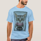 Mugshot van een kattenmisdadiger t-shirt (Voorkant)