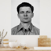 MUGSHOT VAN FRANK MORRIS - ALCATRAZ ESCAPEE POSTER (Keuken)