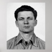 MUGSHOT VAN FRANK MORRIS - ALCATRAZ ESCAPEE POSTER (Voorkant)