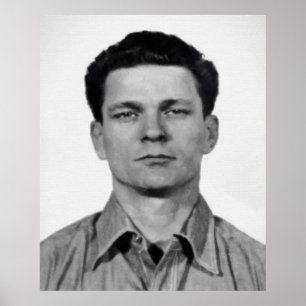 MUGSHOT VAN FRANK MORRIS - ALCATRAZ ESCAPEE POSTER