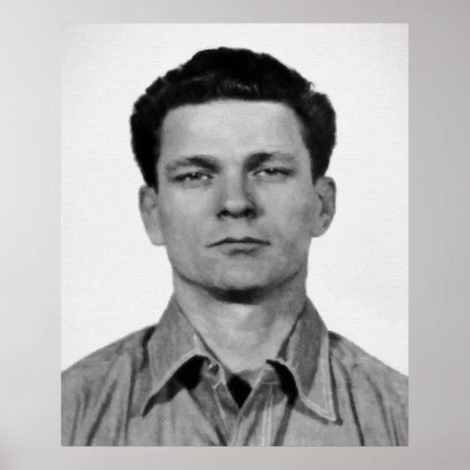 MUGSHOT VAN FRANK MORRIS - ALCATRAZ ESCAPEE POSTER (Voorkant)