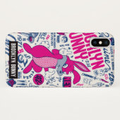 Mugsy Bunny van Brooklyn Bunny Case-Mate iPhone Case (Achterkant (horizontaal))