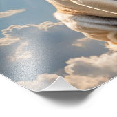 Mugsy the Pug Enters Dog Heaven Foto Afdruk (Hoek)