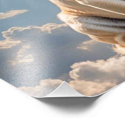 Mugsy the Pug Enters Dog Heaven Foto Afdruk (Hoek)