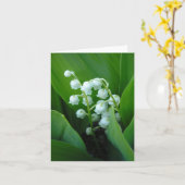 Muguet Kaart (Gele Bloem)